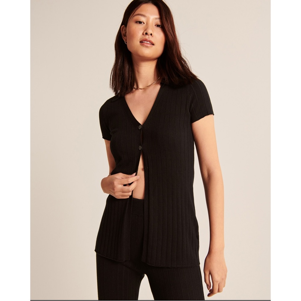 abercrombie long polo